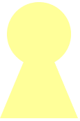 Beiges Schlüsselloch